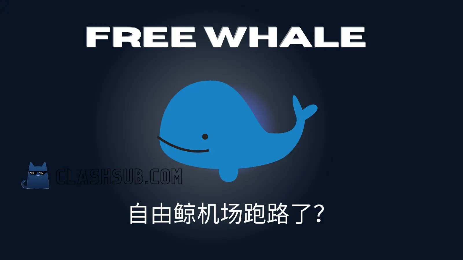 自由鲸官网打不开:跑路了!-Clash Sub