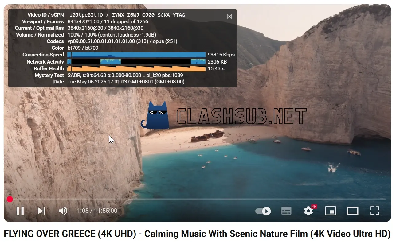 TNT Cloud 机场 YouTube 4K 播放测试 TNT Cloud 机场 YouTube 4K 播放测试